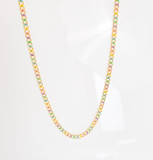 Color + Gold chain