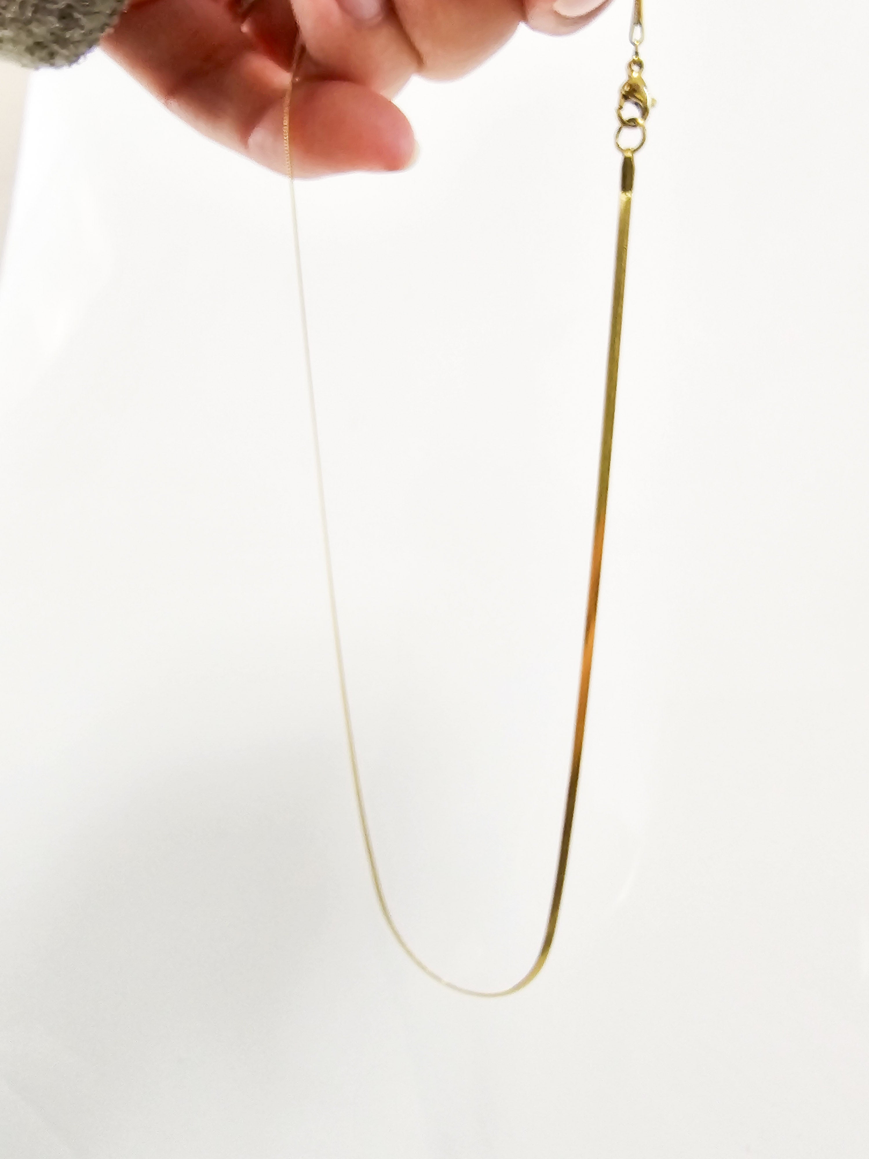 ZOCALO HERRINGBONE NECKLACE（M)　45cm ZOCALO HERRINGBONE NECKLACE（M) 45cm