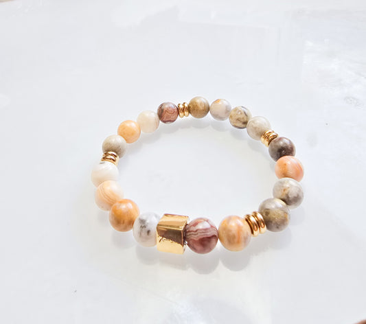 Lace Agate Bracelet