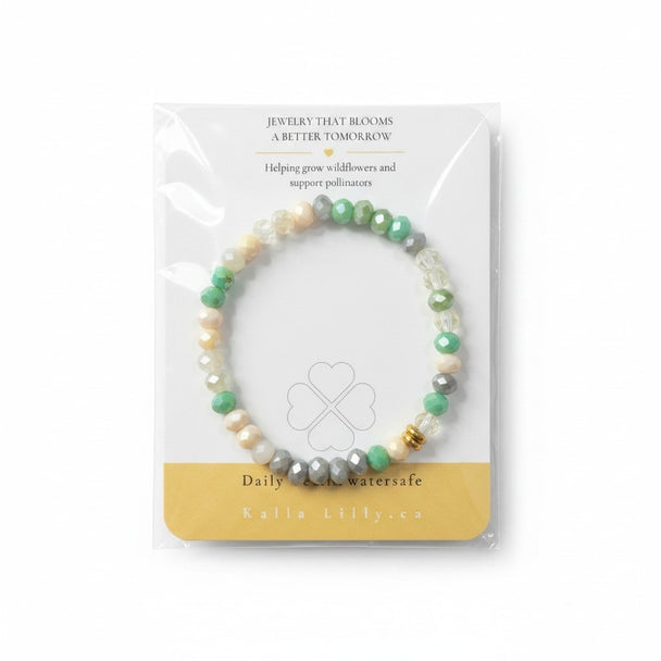 Meadow Crystal Stack Bracelet