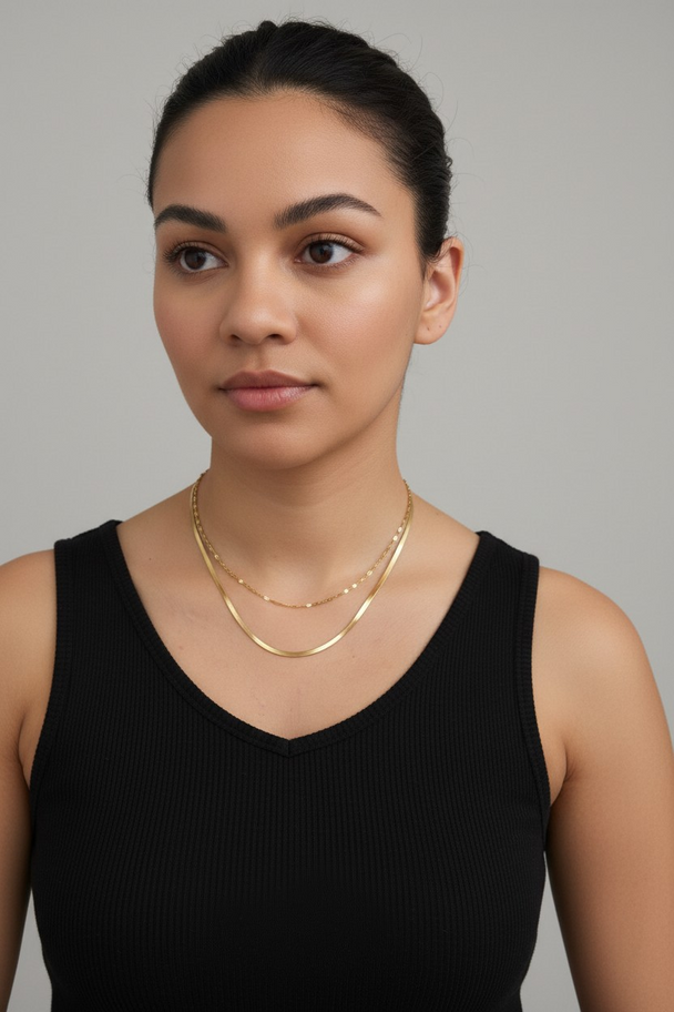 Classic Herringbone Necklace
