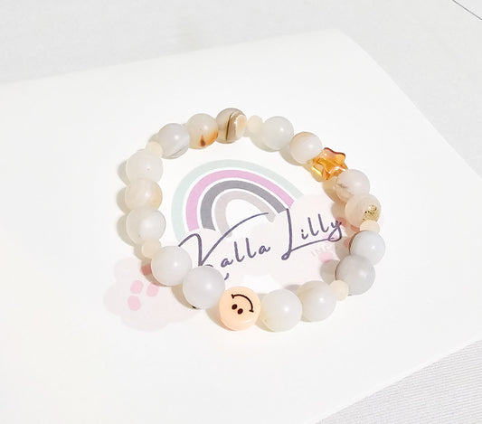 Shine on agate bracelet